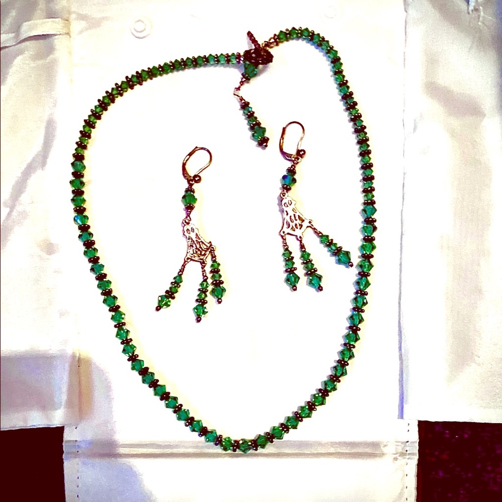 .925 S. Silver&Swarovski Chrystal Set